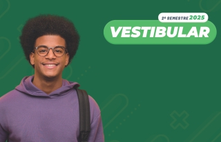 Imagem contendo informações do vestibular.