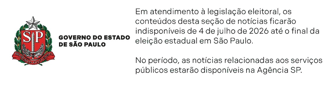 Imagem contendo informação sobre o período eleitoral. 
