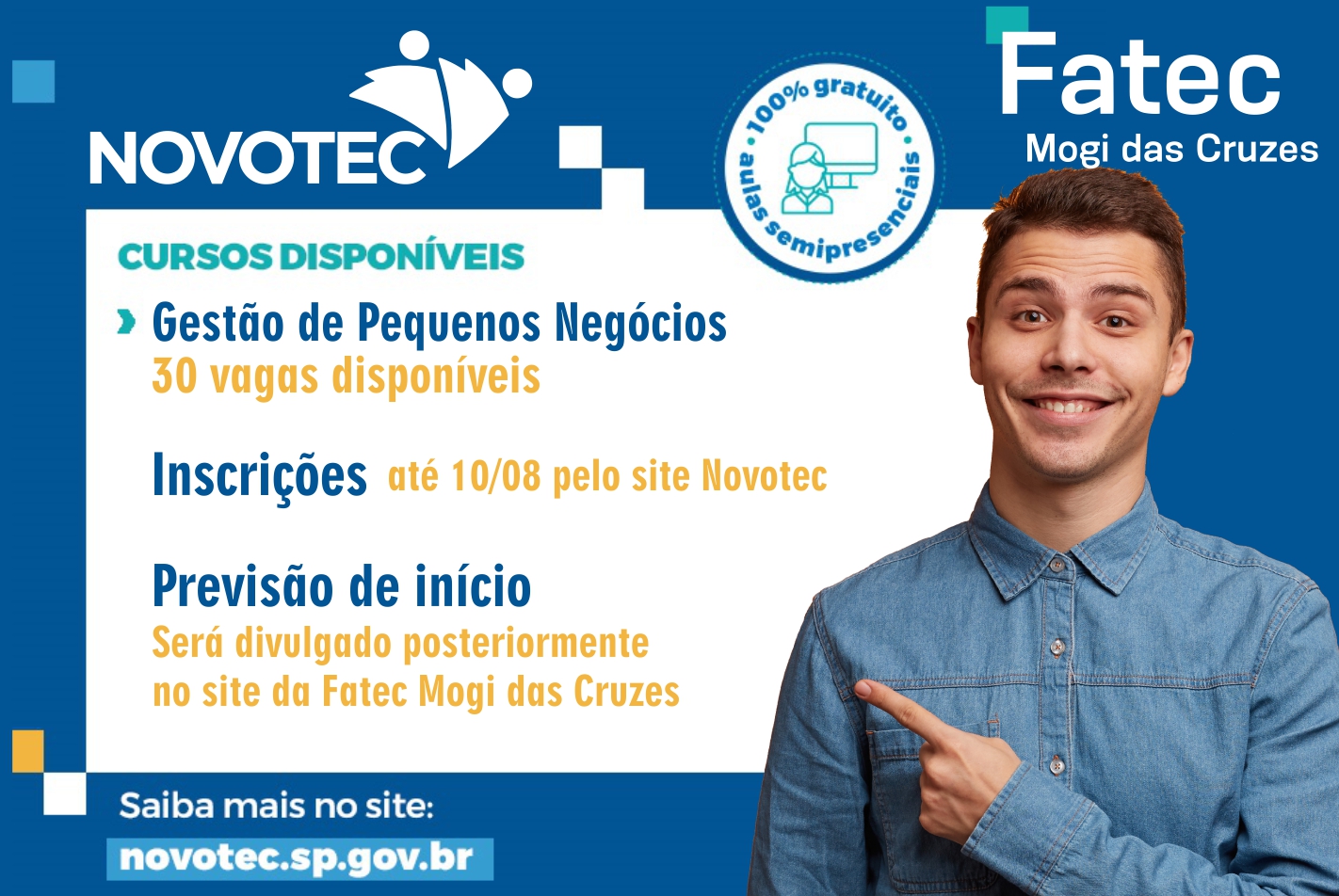 Imagem contendo informações sobre o novotec.