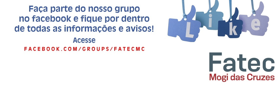 O texto 'Participe do Grupo ' e as regras para poder participar do grupo da FATEC.