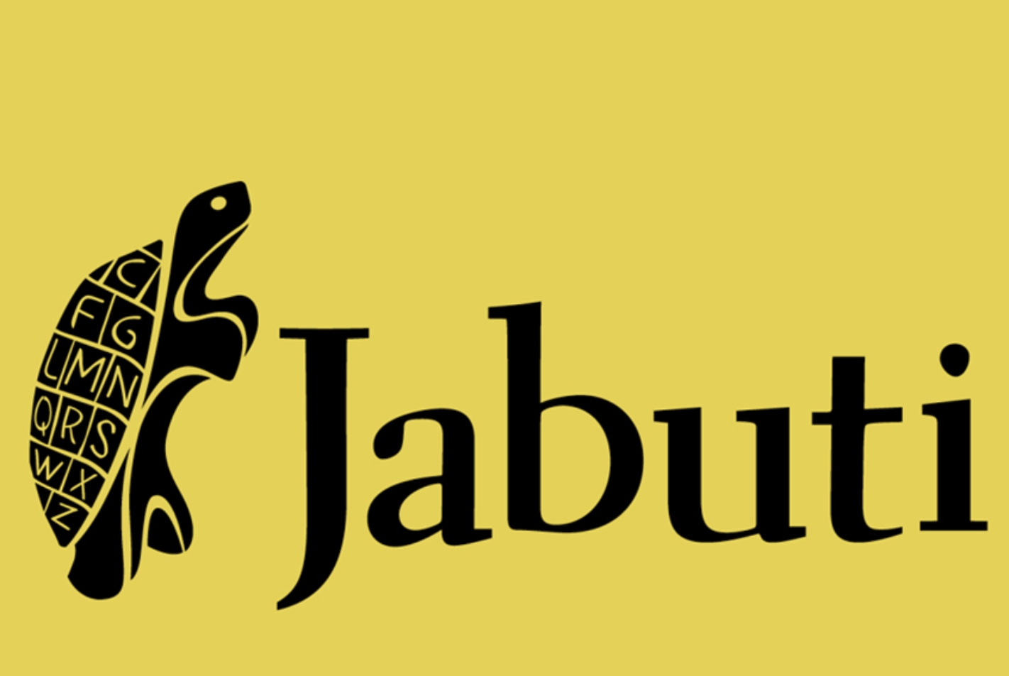 Imagem com o logo do prêmio jabuti.